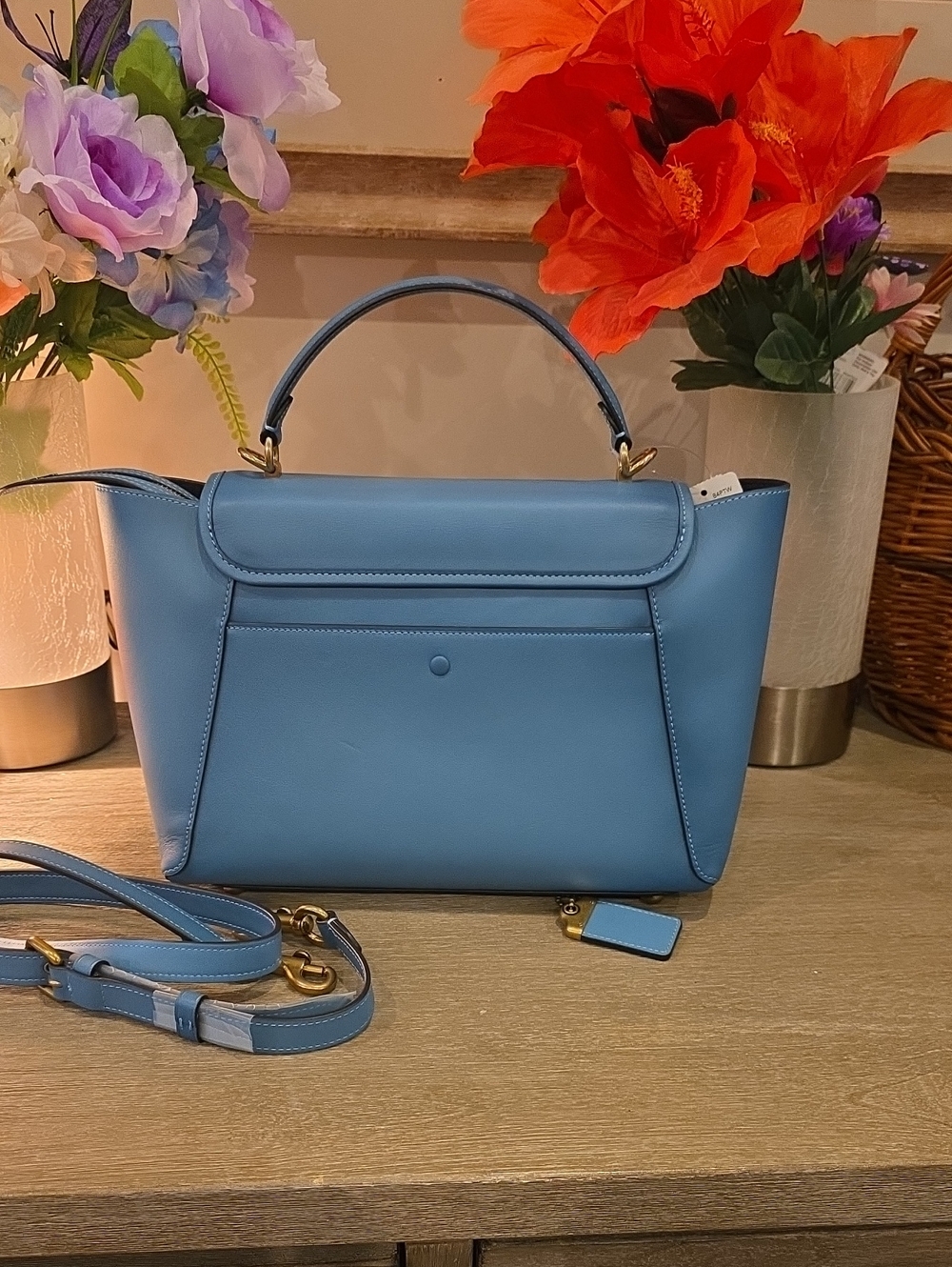 Coach 1941 Pacific Blue Courier NWT - Picture 10 of 15